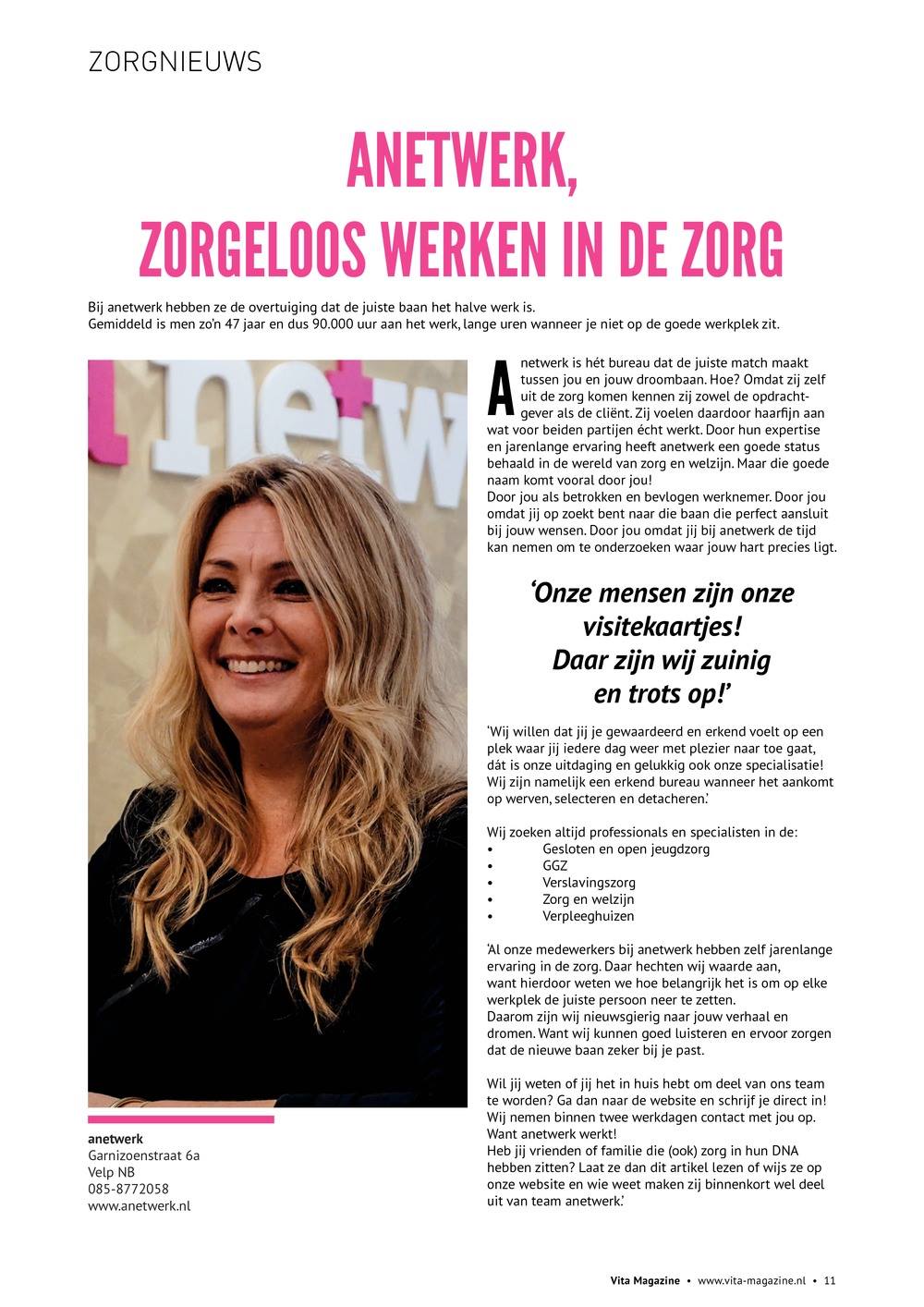 ANETWERK WERKT!<br /> <br /> Fred en …
